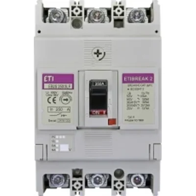 Disjoncteur de puissance EB2S 250/3LF 250A 3P, 16 kA, déclenchement TM (non réglable)