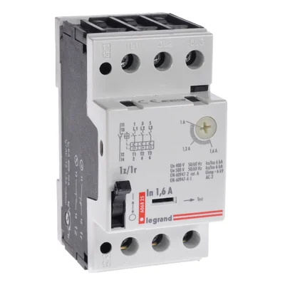 Disjoncteur de puissance M250 1NO/1NC 1,6A
