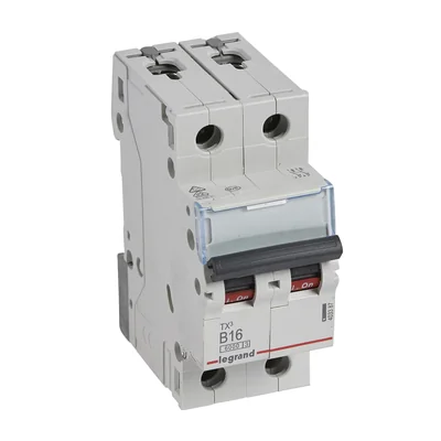 Disjoncteur de surintensité S 302 2P B 16A 6000A série TX3