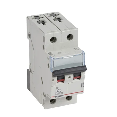 Disjoncteur de surintensité S 302 2P B 25A 6000A série TX3