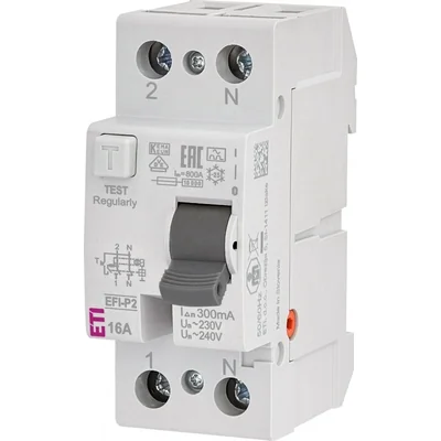 Disjoncteur différentiel EFI-P2 A 16/0,3