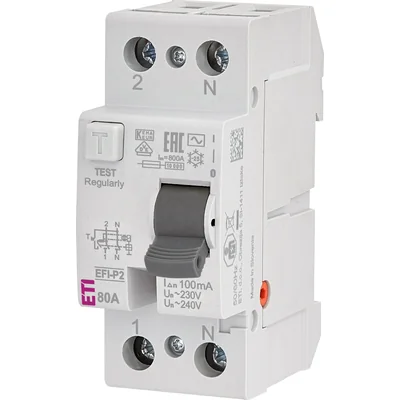 Disjoncteur différentiel EFI-P2 AC 80/0,1