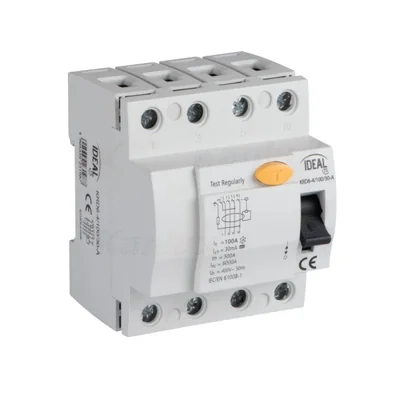 Disjoncteur différentiel KRD6-4/100/30 A