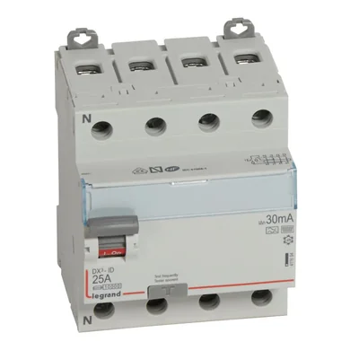 Disjoncteur différentiel P 304 4P 25A 30MA TYPE F (HPI) SÉRIE DX3