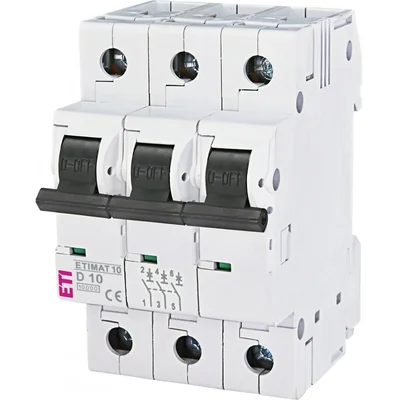 Disjoncteur ETIMAT 10 3p D10