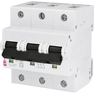 Disjoncteur ETIMAT 10 3p D100