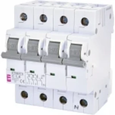 Disjoncteur ETIMAT 6 3p+N C1,6
