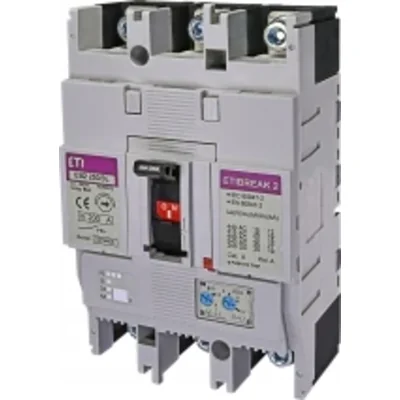 Disjoncteur tripolaire EB2 250/3L 200A 25 kA, déclenchement par TM