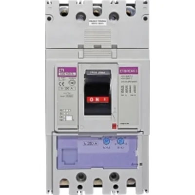 Disjoncteur tripolaire EB2 400/3L 250A, 25 kA, déclenchement par TM