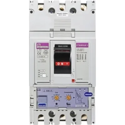 Disjoncteur tripolaire EB2 630/3LE 630A, 3P, 36 kA, à déclenchement électronique