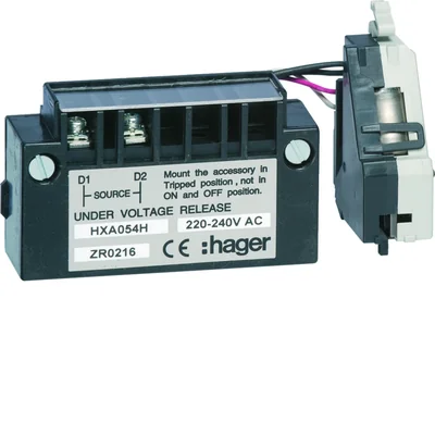 Disparador retardado de mínima tensión x160-x250 220-240VAC