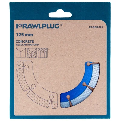 DISQUE DIAMANT SEGMENTÉ BÉTON 125X22,23MM