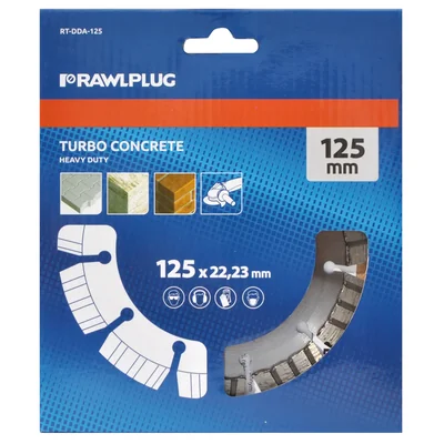 DISQUE DIAMANT TURBO BÉTON 125X22,23MM