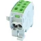 Distribution block 1-potential combined 125A input 2x35mm2 output 2x25mm2 green