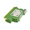 Distribution block, Al/Cu, 1x4-70mm2 / 4x2.5-25mm2, 160A, 600V, yellow-green