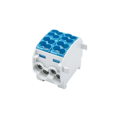 Distribution block - branch Al/Cu 80120 SIMBLOCK blue