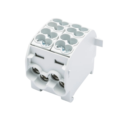 Distribution block - branch Al/Cu 80120 SIMBLOCK gray