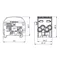 Distribution block - branch Al/Cu 80120 SIMBLOCK gray