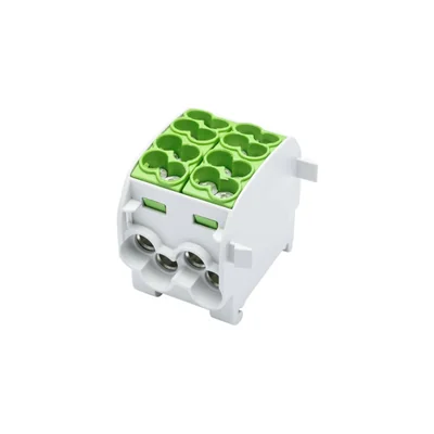 Distribution block - branch Al/Cu 80120 SIMBLOCK green