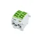 Distribution block - branch Al/Cu 80120 SIMBLOCK green