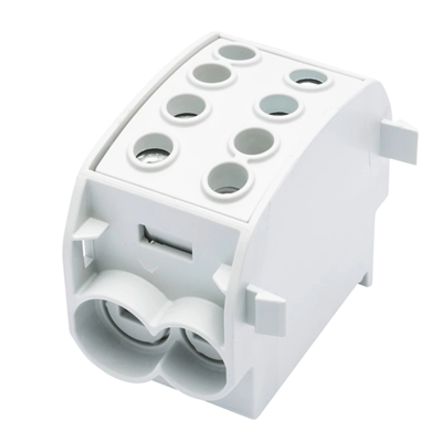 Distribution block - branch Al/Cu 80310 SIMBLOCK gray