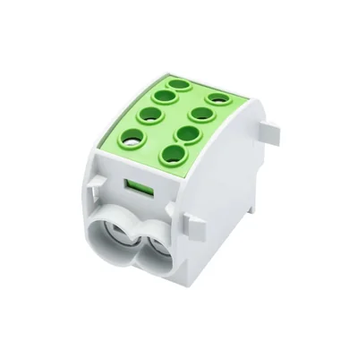 Distribution block - branch Al/Cu 80310 SIMBLOCK green