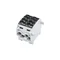 Distribution block - branch SCB 25-2 Al/Cu single-pole double 80120 SIMBLOCK black