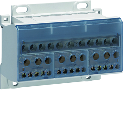 Distribution block In=100A 4P 20kA
