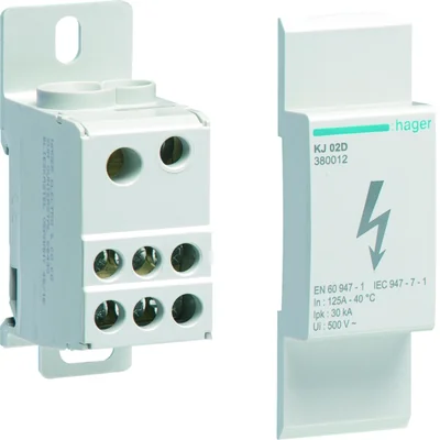Distribution block In=125A 1P 36kA 1x35+1x16/6x16