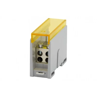 Distribution block VBR 250A-4 (1x35 / 4x25) Al/Cu - yellow