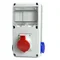 Distribution board 16A, 2x230V, 6DIN ENERBOX
