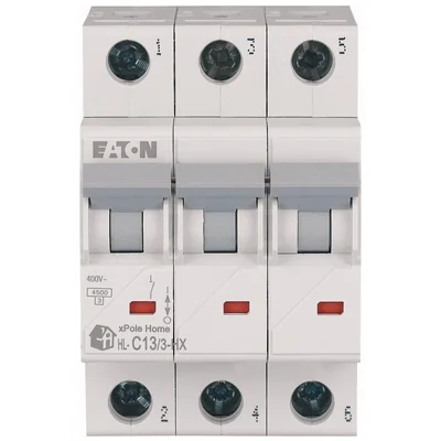 Disyuntor 3P C 13A 6kA AC xPole Hogar HN-C13/3