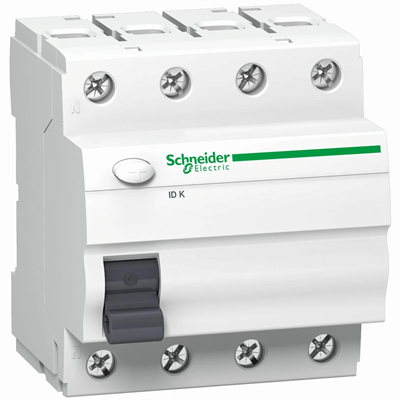 Disyuntor de corriente residual IDK-25-4-30-AC 25A 4 polos 30mA tipo AC