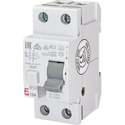 Disyuntor diferencial EFI-2 F 40/0.1 Tipo F