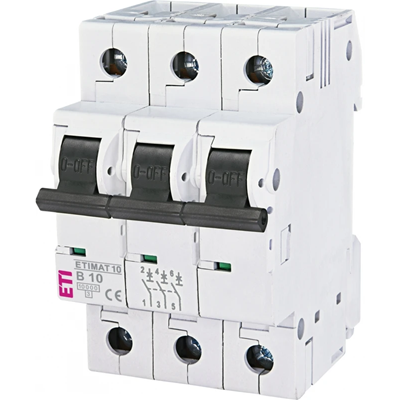 Disyuntor ETIMAT10 3P 10kA B 10A