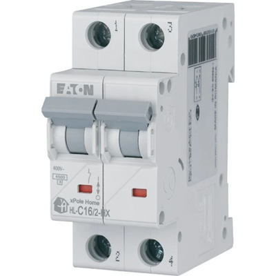 Disyuntor HN-C16/2 6kA, In=16A, car. C, Serie HN de 2 velocidades