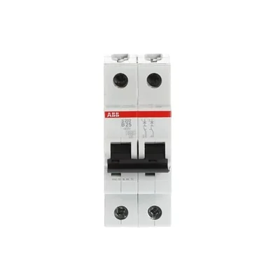Disyuntor S202-B25 | 2P | carácter B | 25A | 6kA | CA |