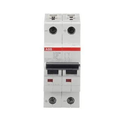 Disyuntor S202M-C10UC | 2P | Carácter C | 10A | 10kA | CA/CC |