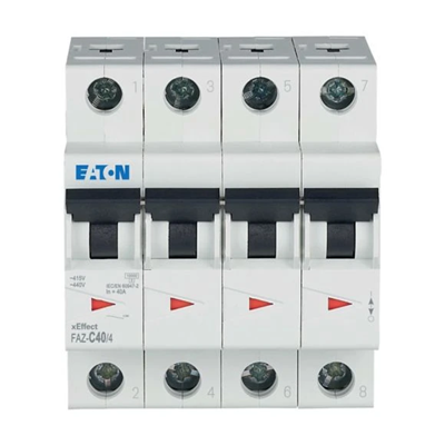 Disyuntor serie 15kA, FAZ-C40/4