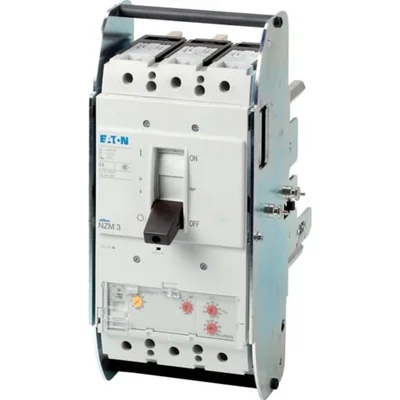 Disyuntor, tripolar, 400 A, 150 kA, instalación y protección de cables, unidad deslizable NZMH3-AE400-T-AVE