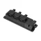 Divisor a prueba de salpicaduras y resistente a impactos, IP44, 3x2P+Z, 16A, 230V CA, caucho, ignífugo.