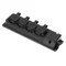 Divisor a prueba de salpicaduras y resistente a impactos, IP44, 4x2P+Z, 16A, 230V CA, caucho, ignífugo.