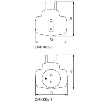 Divisor enchufable ZARK KRW-3