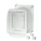 DK 1600 GZ Box for internal installation, gray, IP 66, with membrane glands, 210x155x92mm, without terminals