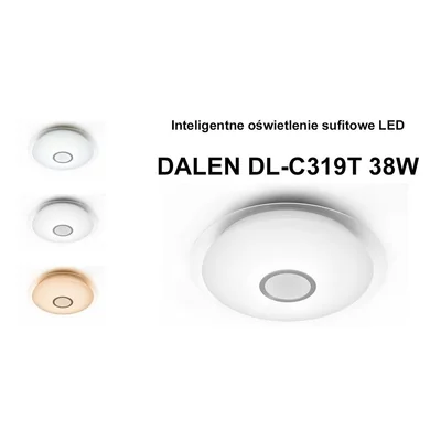 DL-C319T Plafón LED blanco + mando a distancia