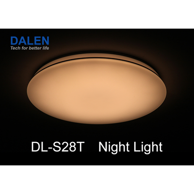 DL-S28T white LED ceiling lamp + remote control