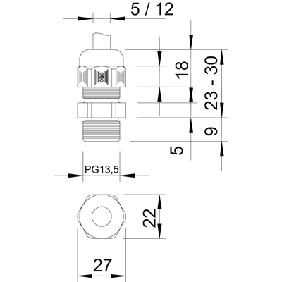 Dławiki OBO V-TEC PG13 LGR