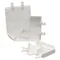 DLP Angolo piatto orientabile 60 x 16/20 bianco