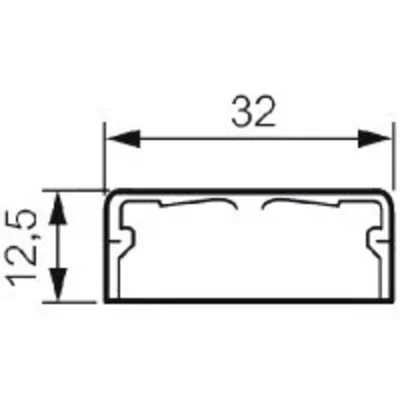 DLP TRÓJNIK T 32 X 12,5 BIAŁY
