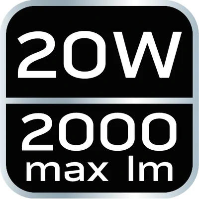 Dobíjecí/bateriově napájená čelovka s USB, 2000 lm CREE XHP50.2 LED